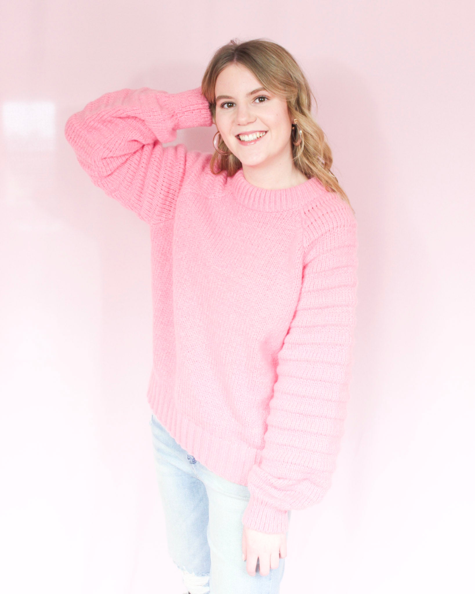 Pretty in Pink Sweater