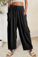 Pocketed Drawstring Wide Leg Pants - All Sizes