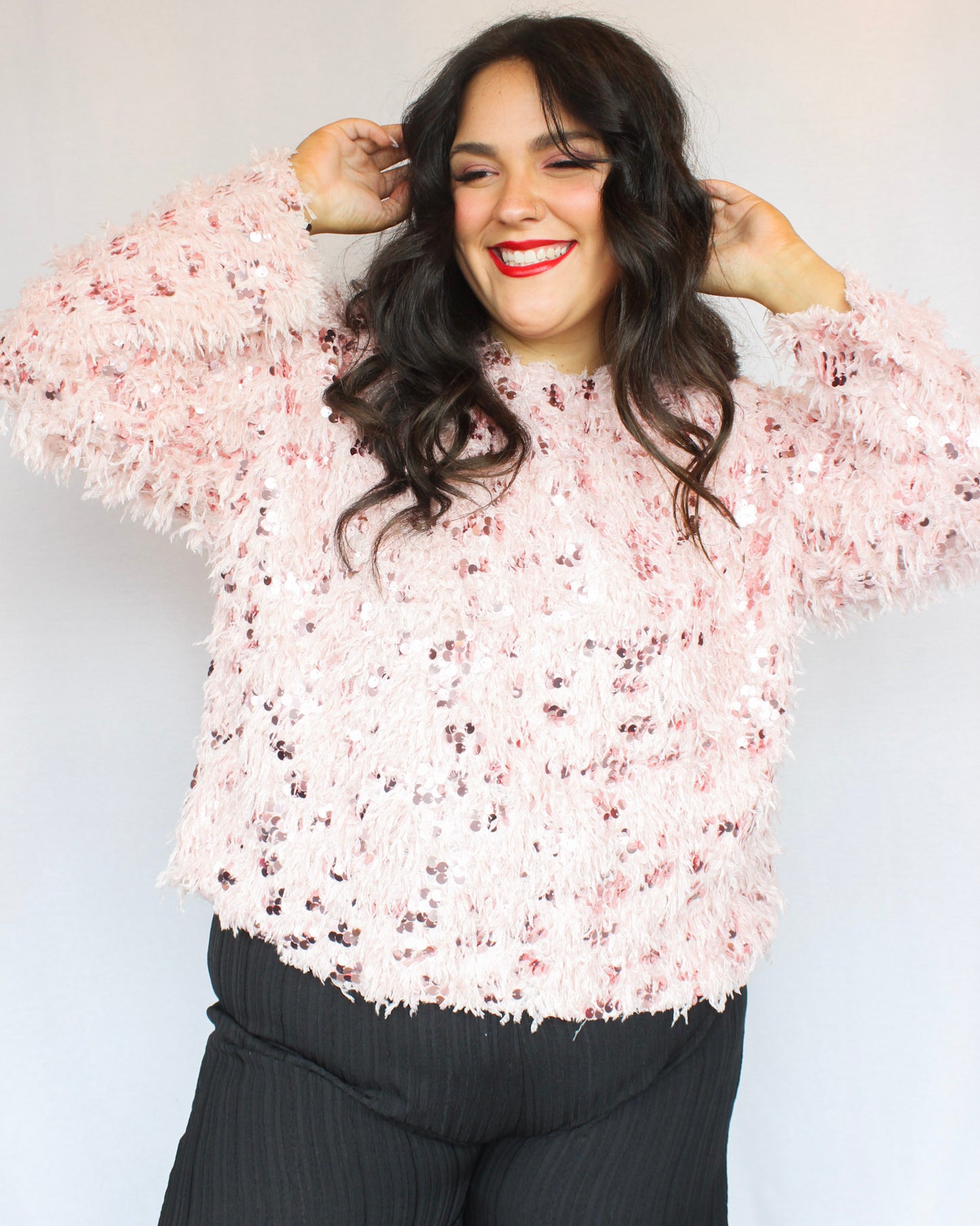 Luxe Moments Sequin Sweater