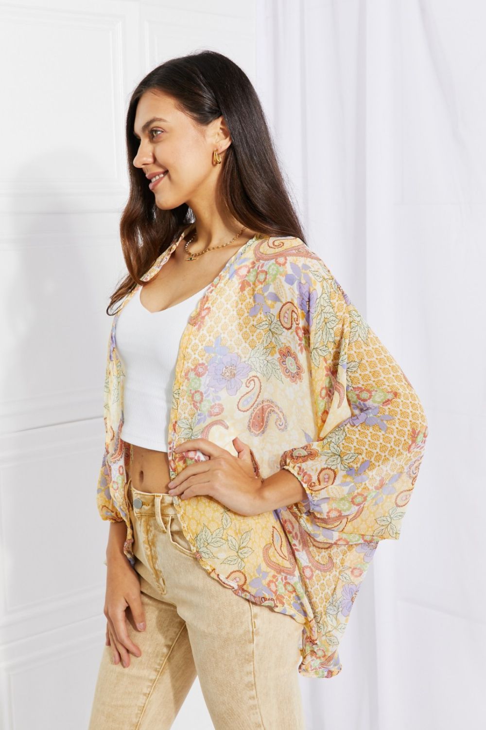 Lasting Love Paisley Kimono - All Sizes