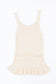 Ruffled Openwork Wide Strap Tank - All Sizes
