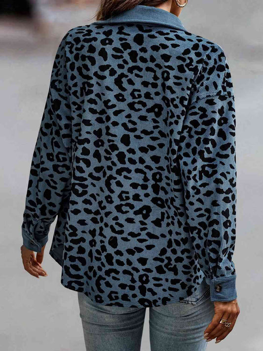 Leopard Buttoned Jacket - All Sizes