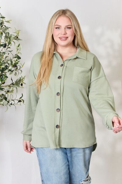 Button Down Long Sleeve Shirt - All Sizes