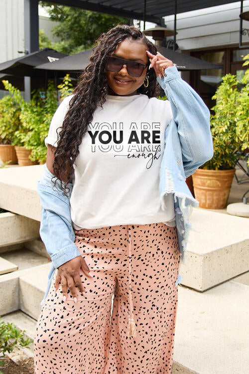 You Are Enough Short Sleeve T-Shirt - All Sizes