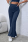 Ribbed High Waist Flare Pants - All Sizes