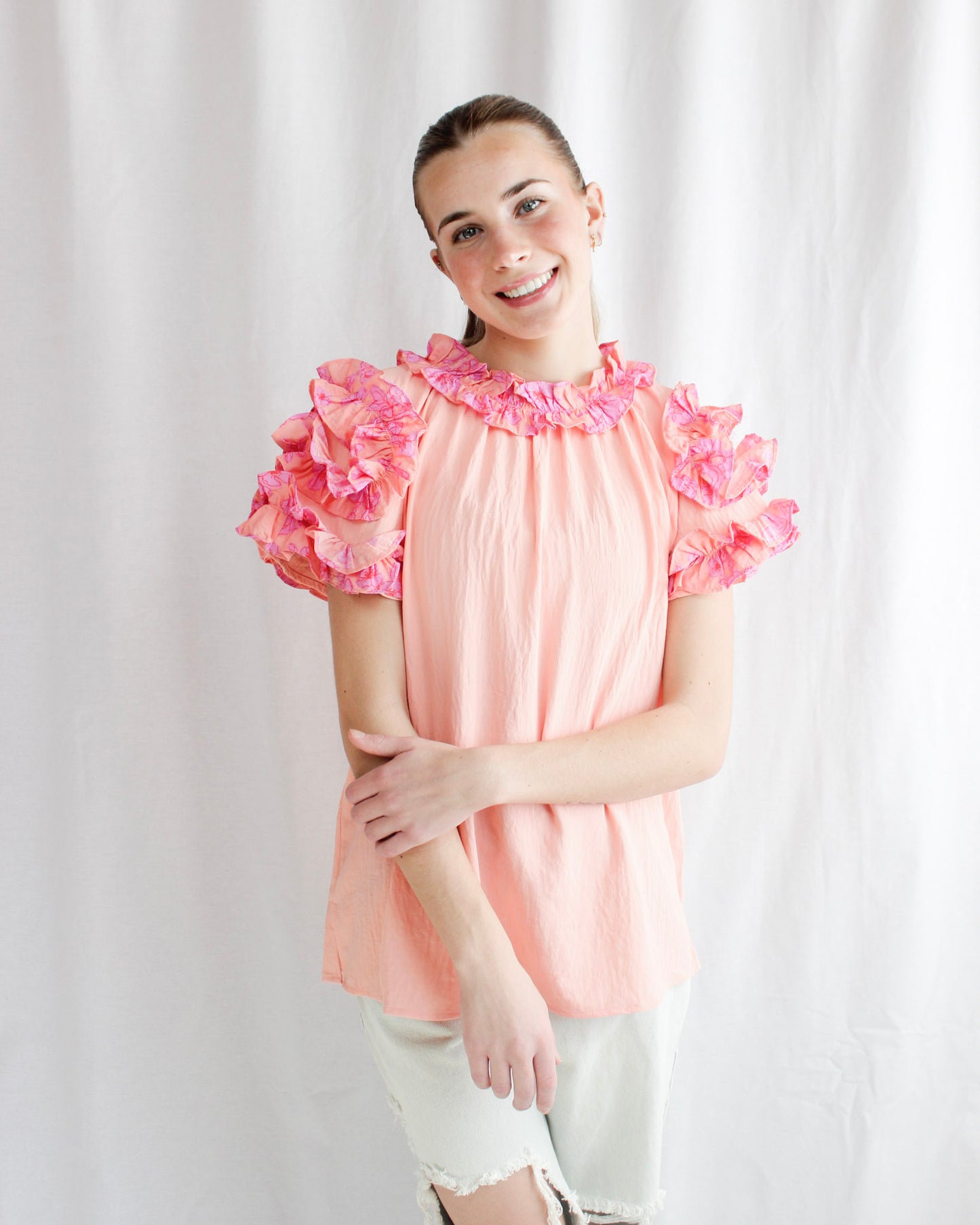 Hello Lovely Ruffle Top