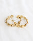 Gold Daisy Hoops