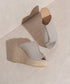 Distressed Linen Wedge