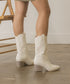 Embroidered Short Boot