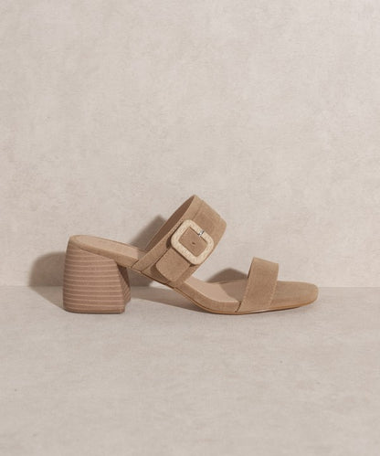 Buckle Block Heel