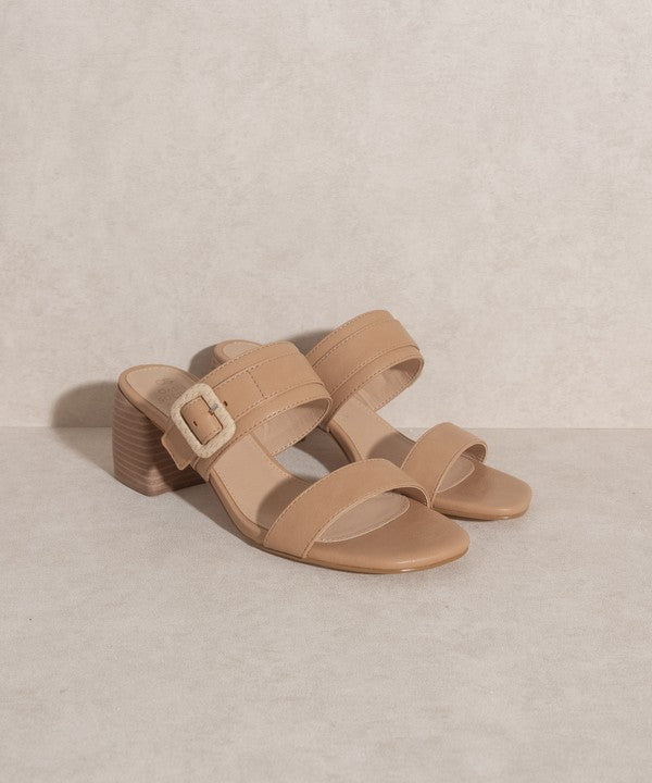 Buckle Block Heel