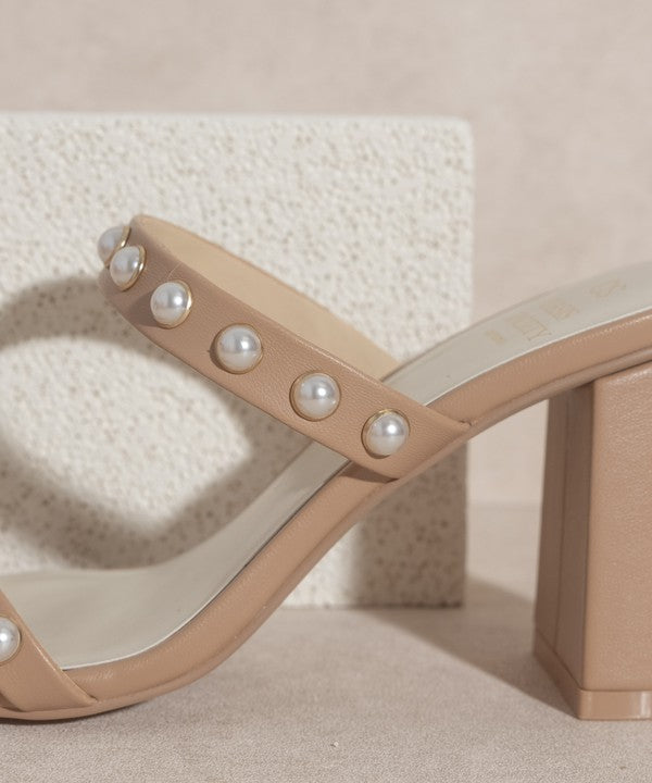 Pearl Strap Heel