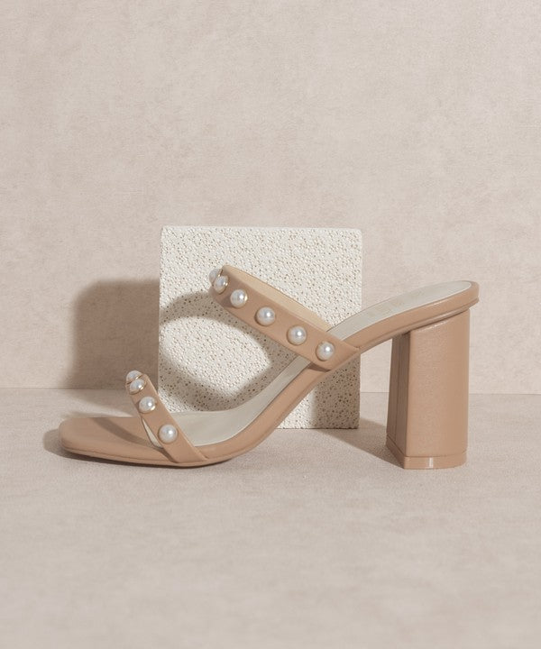 Pearl Strap Heel