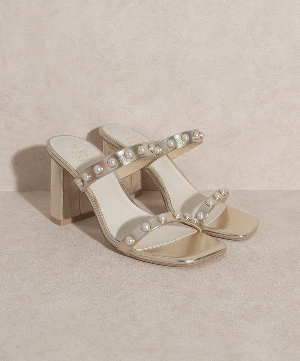 Pearl Strap Heel