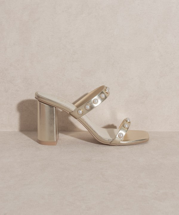 Pearl Strap Heel