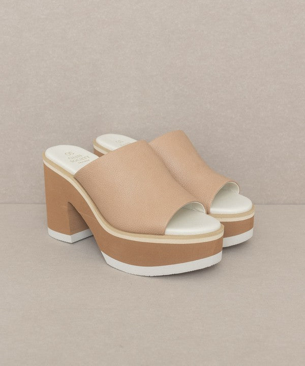 Layered Platform Heel Slides