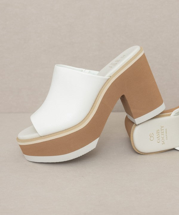 Layered Platform Heel Slides