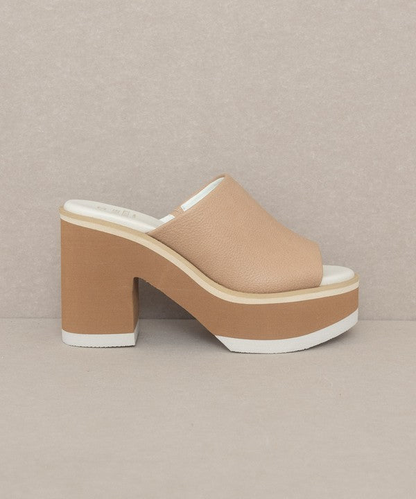 Layered Platform Heel Slides