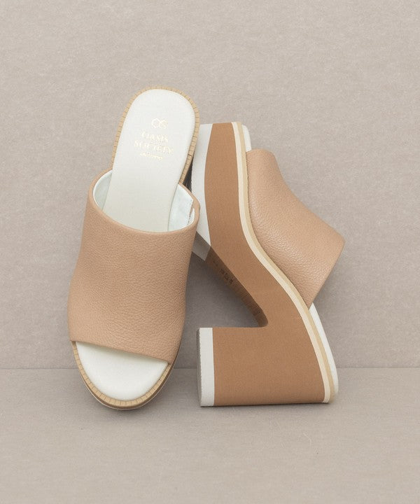 Layered Platform Heel Slides