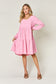 Balloon Sleeve Tiered Dress - All Sizes