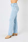 Judy Blue High Waist Distressed Straight Jeans