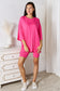 Basic Bae Full Size Soft Rayon Three-Quarter Sleeve Top and Shorts Set