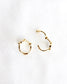 Baby Daisy Hoop Earrings