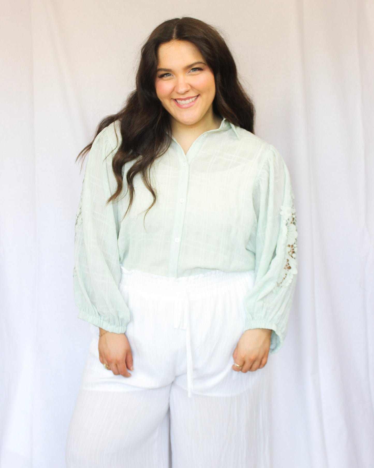 Summer Breeze Button Up Top