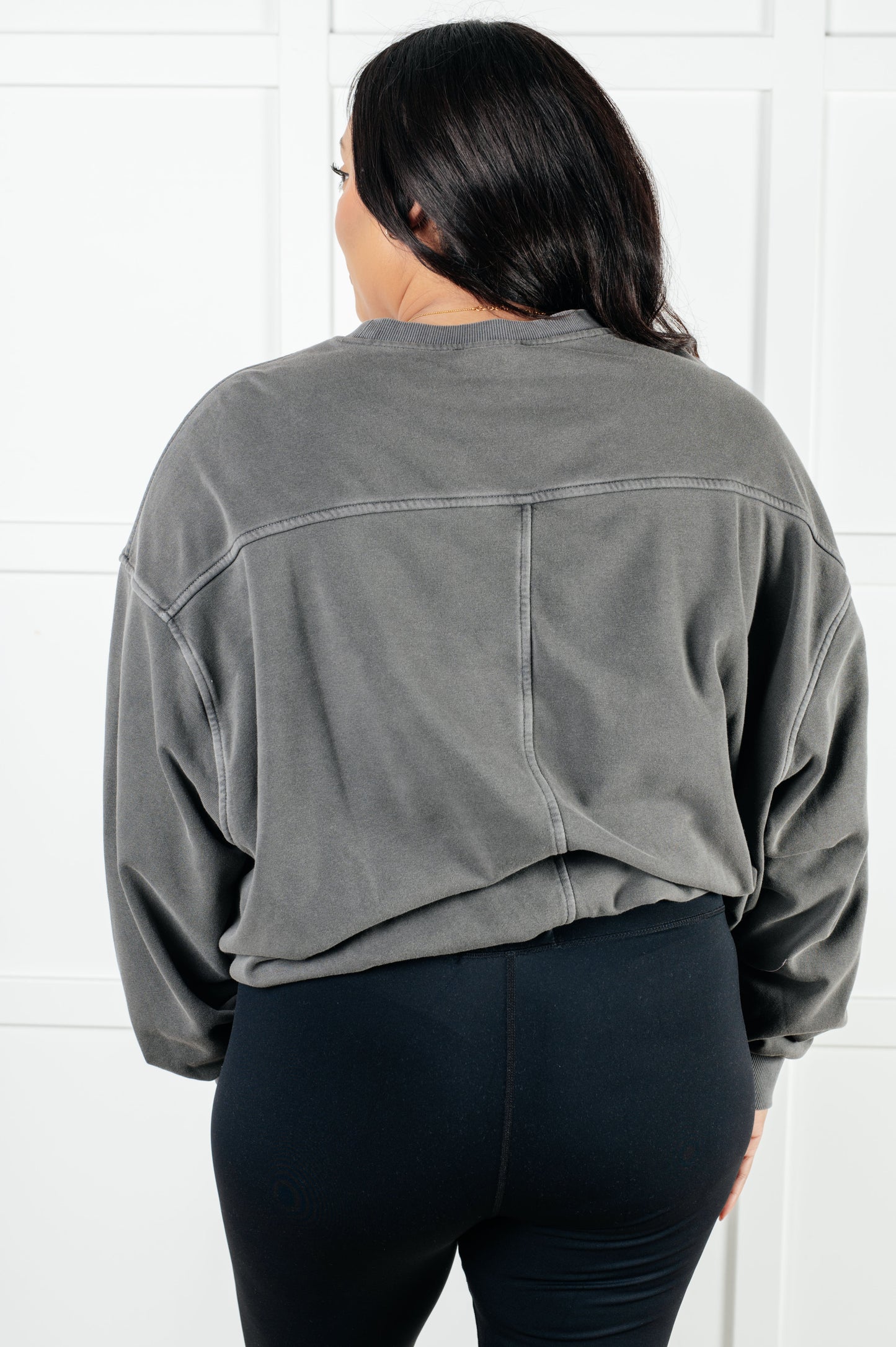 Beyond the Basics Pullover in Ash Black