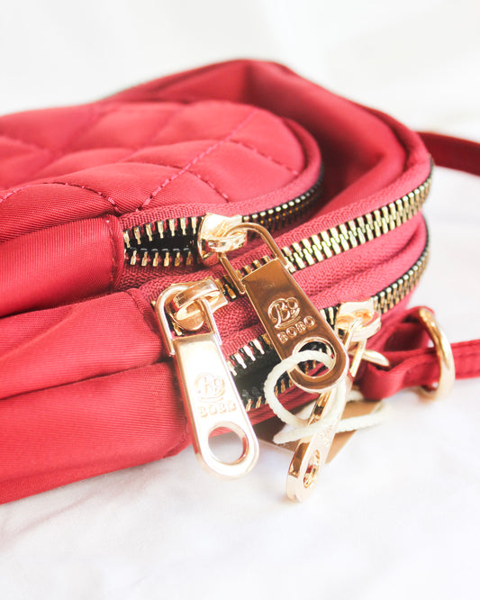 Mini Red Crossbody Purse With Strap