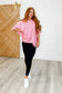 Minimal Muse Batwing Tee in Blossom Pink