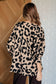 Animal Print Batwing Blouse