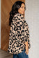 Animal Print Batwing Blouse