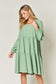 Balloon Sleeve Tiered Dress - All Sizes