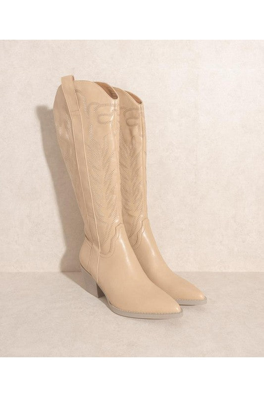 Western Knee High Boots