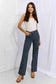 Judy Blue Cassidy High Waisted Tummy Control Striped Straight Jeans