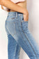 Kancan Mid Rise Slim Boyfriend Jeans