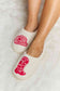 Melody Printed Plush Slide Slippers