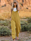 Double Take Sleeveless V-Neck Pocketed Jumpsuit