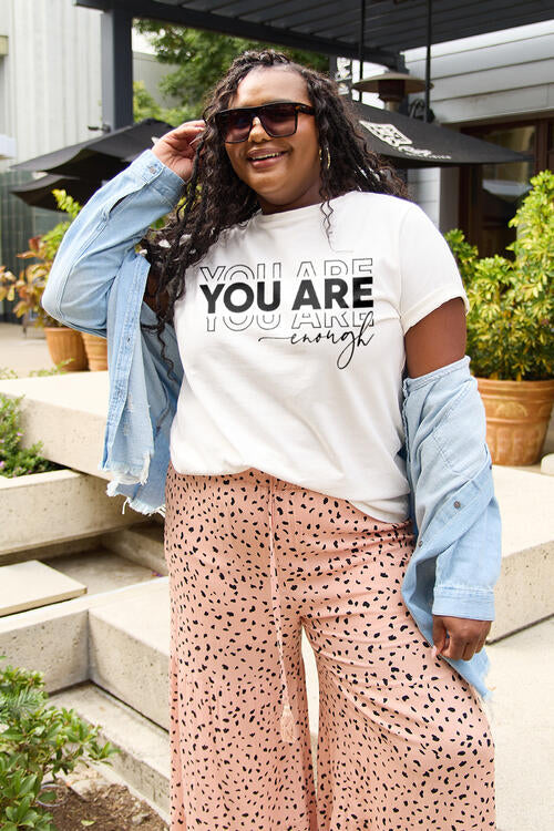 You Are Enough Short Sleeve T-Shirt - All Sizes