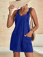 Scoop Neck Romper with Pockets - All Sizes