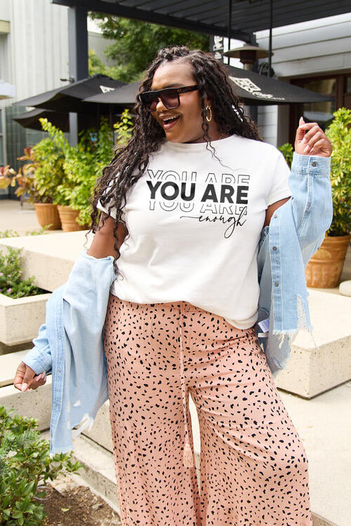 You Are Enough Short Sleeve T-Shirt - All Sizes